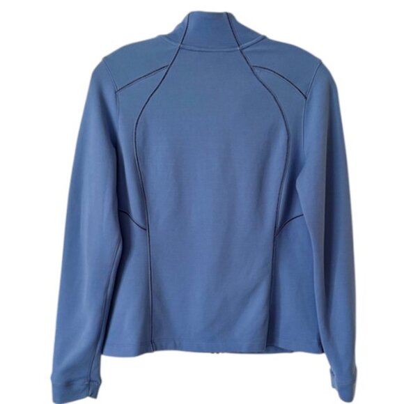 Smartwool PhD Full Zip Merino Wool Nylon Lightweight Jacket - Blue Black - M - Picture 5 of 14